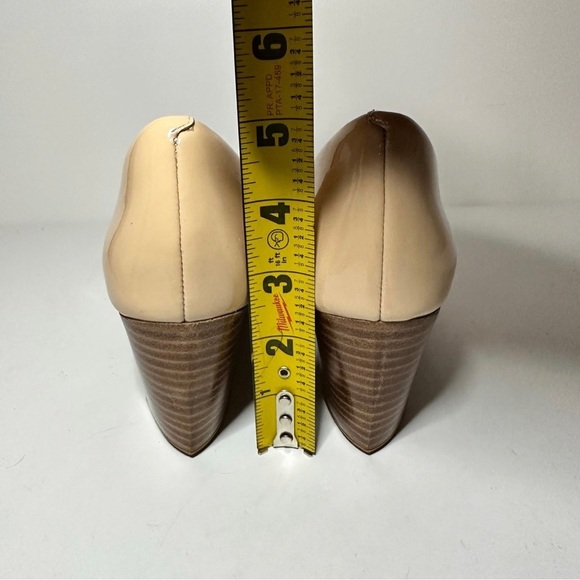 Cole Haan Grand Os Womens Sadie Open Toe Nude Patent Wedge Heels Size 7.5 - Picture 7 of 8